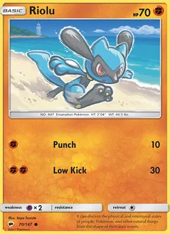 Riolu (Burning Shadows 70)