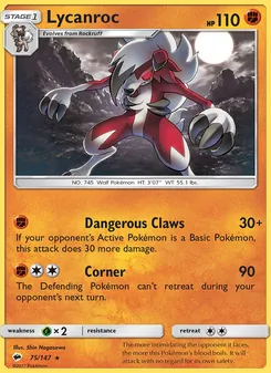 Lycanroc (Burning Shadows 75)