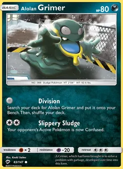Alolan Grimer (Burning Shadows 83)