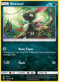 Sneasel (Burning Shadows 85)