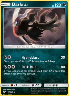 Darkrai (Burning Shadows 87)