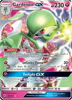 Gardevoir-GX (Burning Shadows 93)