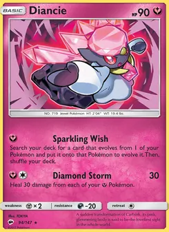 Diancie (Burning Shadows 94)