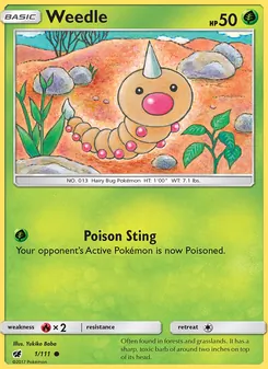 Weedle (Crimson Invasion 1)
