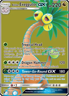 Alolan Exeggutor-GX (Crimson Invasion 107)