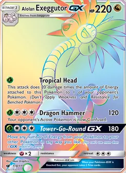 Alolan Exeggutor-GX (Crimson Invasion 118)