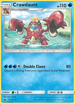 Crawdaunt (Crimson Invasion 25)