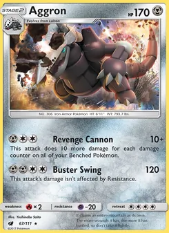 Aggron (Crimson Invasion 67)