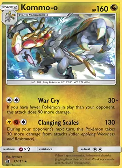 Kommo-o (Crimson Invasion 77)