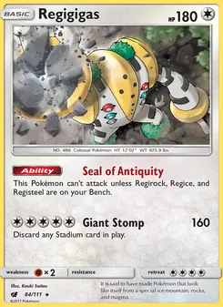 Regigigas (Crimson Invasion 84)