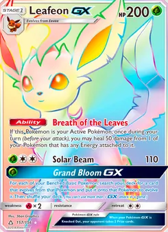 Leafeon-GX (Ultra Prism 157)