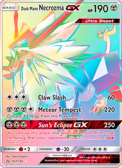 Dusk Mane Necrozma-GX (Ultra Prism 163)