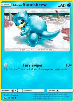 Alolan Sandshrew (Ultra Prism 28)