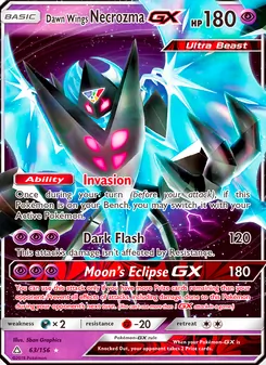 Dawn Wings Necrozma-GX (Ultra Prism 63)