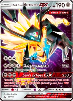 Dusk Mane Necrozma-GX (Ultra Prism 90)