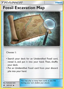 Fossil Excavation Map (Forbidden Light 107)