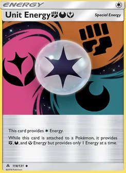 Unit Energy FightingDarknessFairy (Forbidden Light 118)