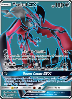 Yveltal-GX (Forbidden Light 124)