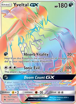 Yveltal-GX (Forbidden Light 137)