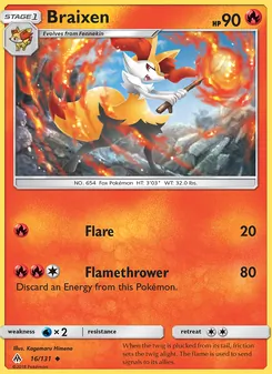 Braixen (Forbidden Light 16)