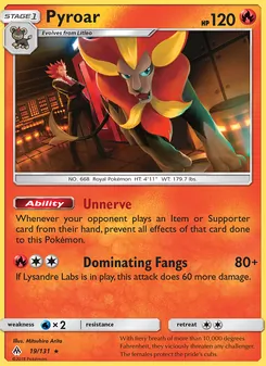 Pyroar (Forbidden Light 19)