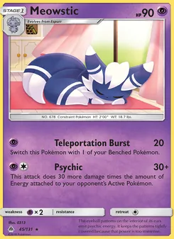 Meowstic (Forbidden Light 45)
