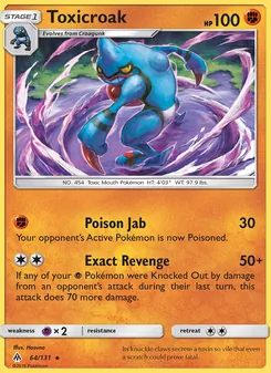 Toxicroak (Forbidden Light 64)