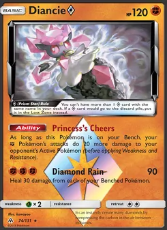 Diancie ◇ (Forbidden Light 74)