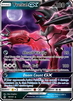 Yveltal-GX (Forbidden Light 79)