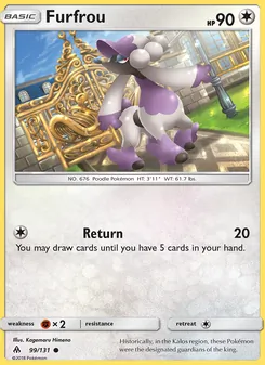 Furfrou (Forbidden Light 99)