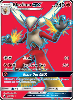 Blaziken-GX (Celestial Storm 153)