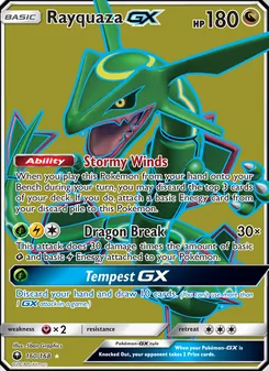 Rayquaza-GX (Celestial Storm 160)