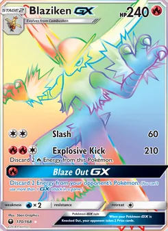 Blaziken-GX (Celestial Storm 170)