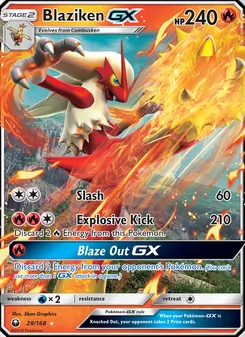 Blaziken-GX (Celestial Storm 28)
