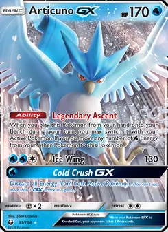 Articuno-GX (Celestial Storm 31)
