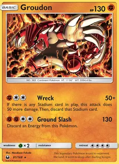 Groudon (Celestial Storm 81)
