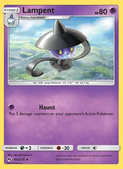 Lampent (Lost Thunder 102)