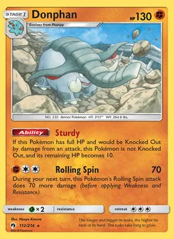 Donphan (Lost Thunder 112)