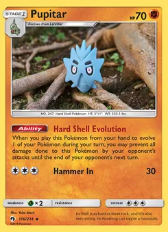 Pupitar (Lost Thunder 116)