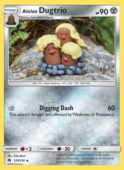 Alolan Dugtrio (Lost Thunder 123)