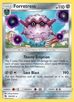 Forretress (Lost Thunder 124)