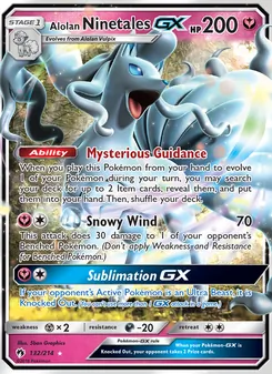 Alolan Ninetales-GX (Lost Thunder 132)