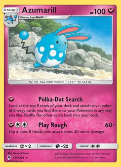 Azumarill (Lost Thunder 136)