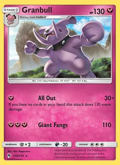 Granbull (Lost Thunder 138)
