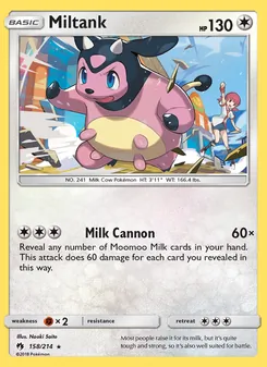 Miltank (Lost Thunder 158)
