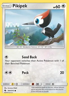 Pikipek (Lost Thunder 164)