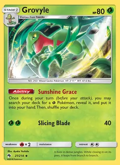 Grovyle (Lost Thunder 21)