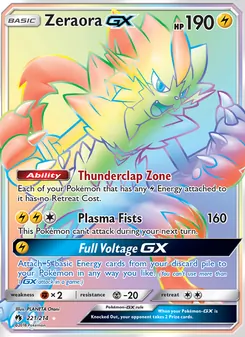 Zeraora-GX (Lost Thunder 221)