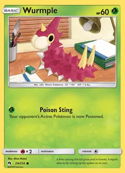 Wurmple (Lost Thunder 24)