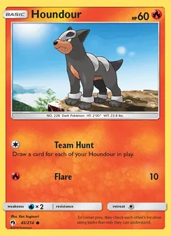 Houndour (Lost Thunder 45)